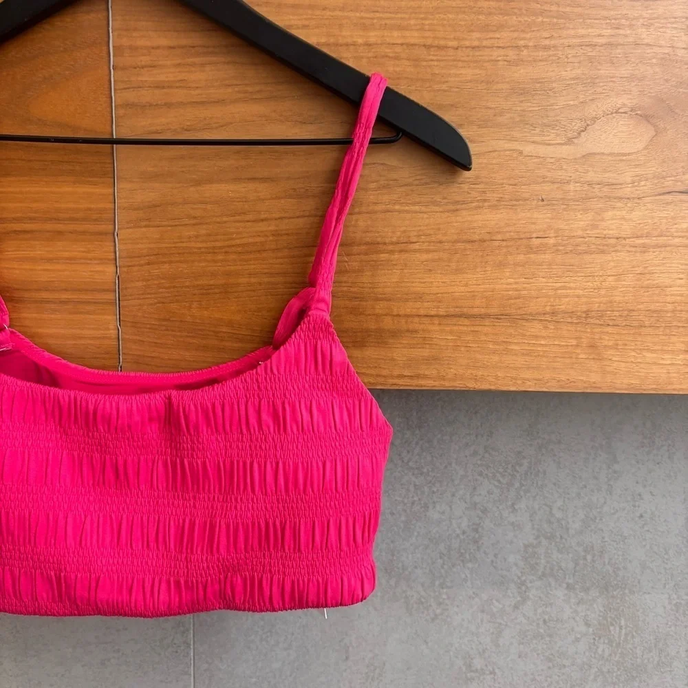NWT Andie The Maui Bikini Top & The High Rise Bikini Bottom, Size L